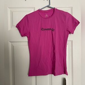 O'Neill Women's Fuchsia Short Sleeve Tee